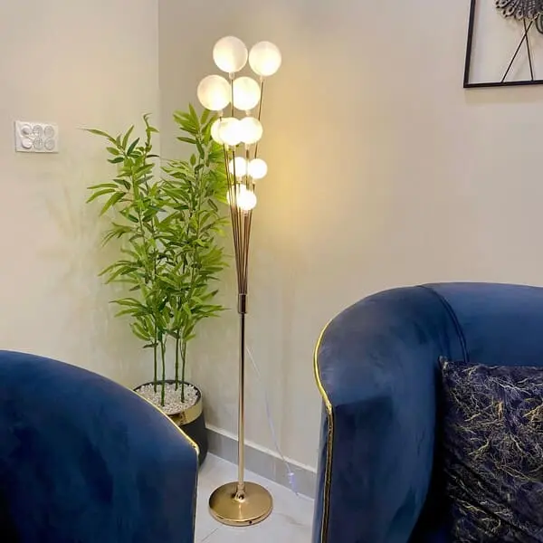 Aura Glow Globe LED Standing Lamp (3)