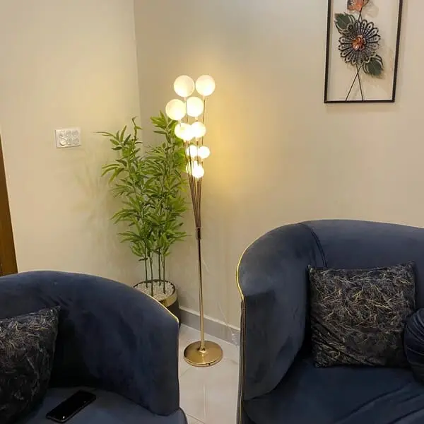 Aura Glow Globe LED Standing Lamp (3)