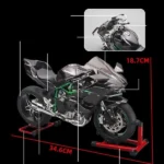 Kawasaki H2R Alloy Heavy Bike Model