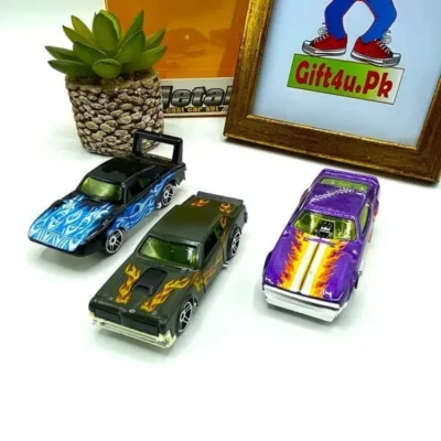 Metallic Pull Back Hotwheels Cars