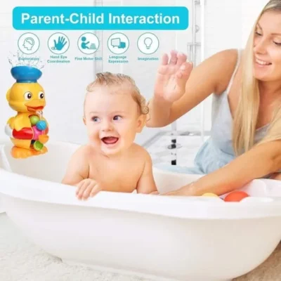 Rotatable Waterwheel Entertaining Bath Toy