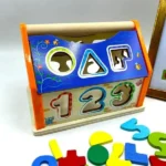 6 in 1 Activity Educational Wooden House For Kids (4)