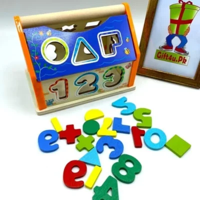 6 in 1 Activity Educational Wooden House For Kids (4)