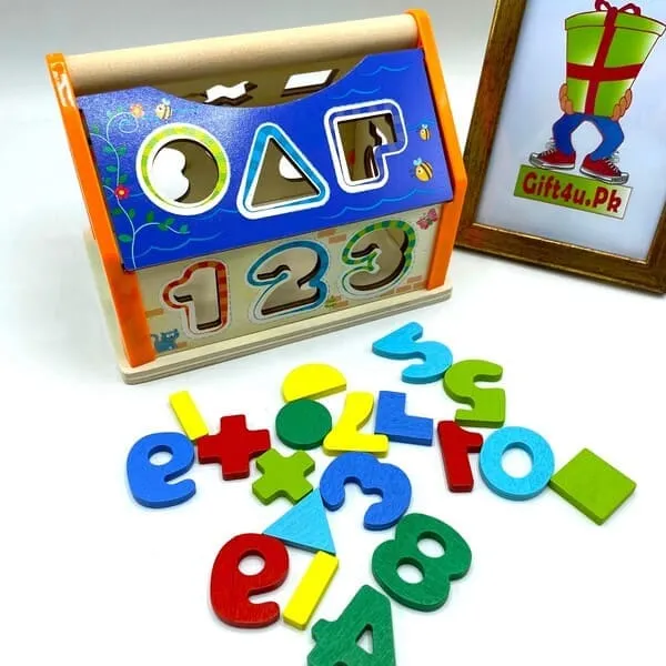 6 in 1 Activity Educational Wooden House For Kids (4)