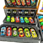 Cars Parking Track Box With 24 Pull Back Cars