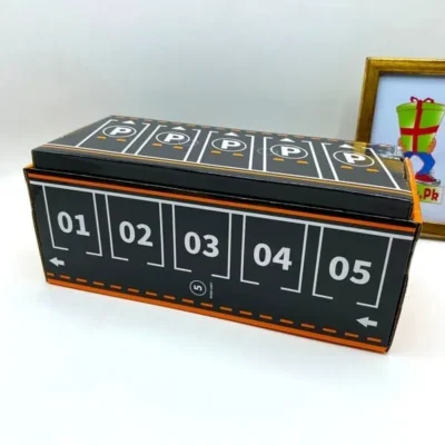 Cars Parking Track Box With 24 Pull Back Cars