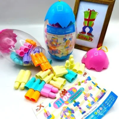 Creative Building Blocks in Egg Box