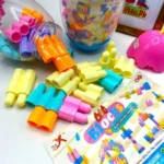 Creative Building Blocks in Egg Box