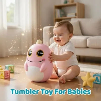 Eyes Shaking Tumbler Toy For Babies