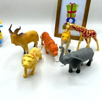 Jungle Animal Toy Figures Set for Kids