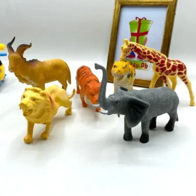 Jungle Animal Toy Figures Set for Kids