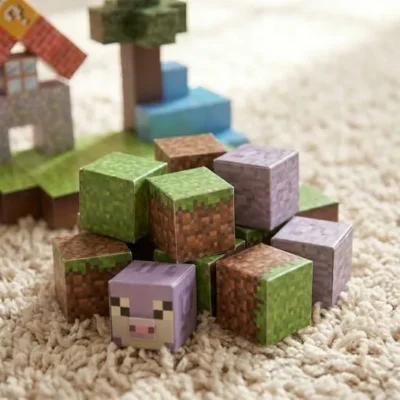 Minecraft Theme Creative Blocks For Kids