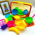 Pretending Kitchen Play Basket With Accessories