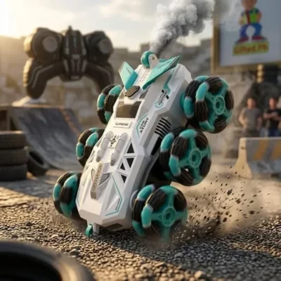 Six Wheels RC Stunt Car With Smoke Effect