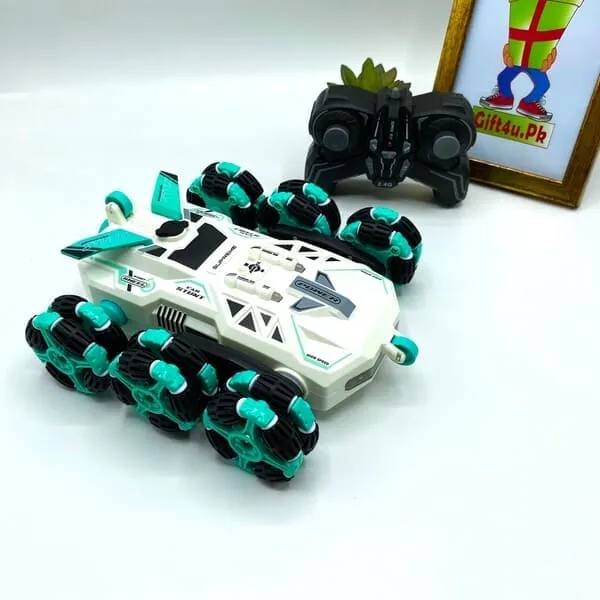 Smoke Producing 6 Wheel Stunt Remote Car