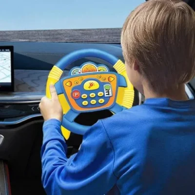 Steering Wheel Toy With Music & Lights