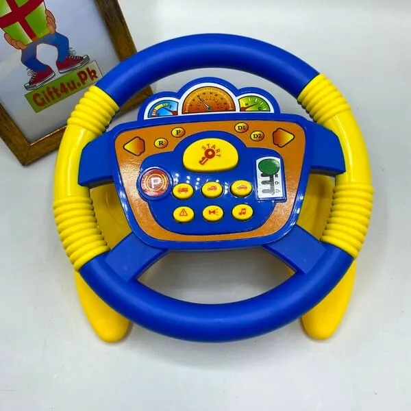 Steering Wheel Toy With Music & Lights