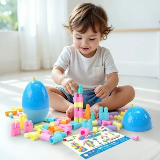 Creative Building Blocks For Kids in Egg Box - Gift4u.Pk