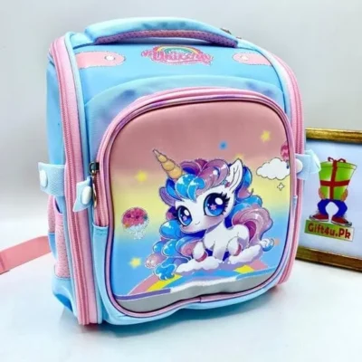 Double Zip School Bag For Kids