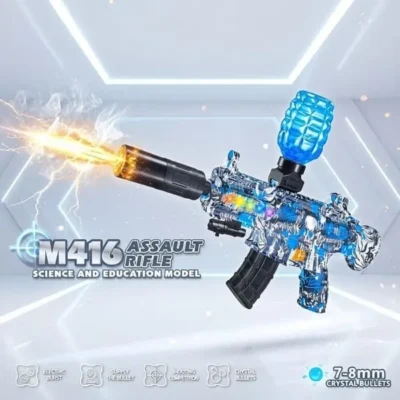 Gel Blaster Gun With Lightening Flame Effect
