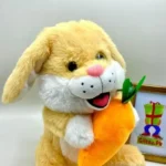 Musical Dancing Bunny Plush Toy With Carrot