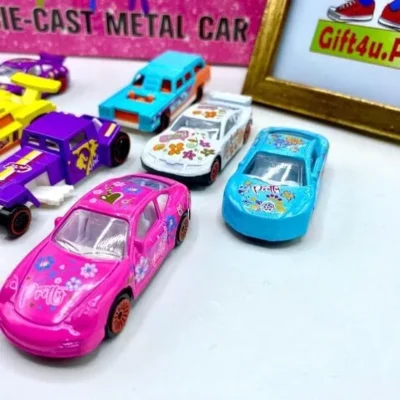 Pack of Metallic Cars For Girls