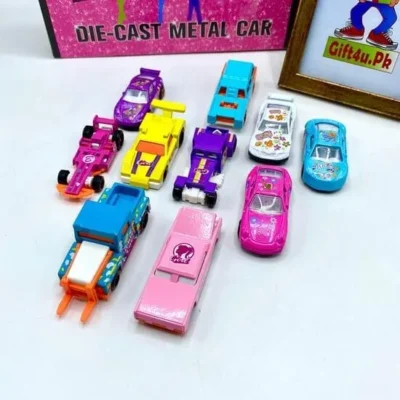 Pack of Metallic Cars For Girls