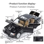 Mercedez Benz W140 Diecast Car Model
