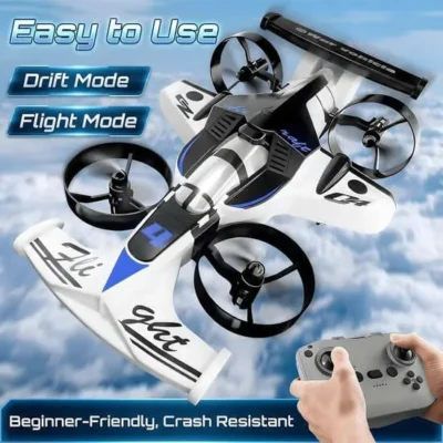 Flying RC Drone & Stunt Car For Kids