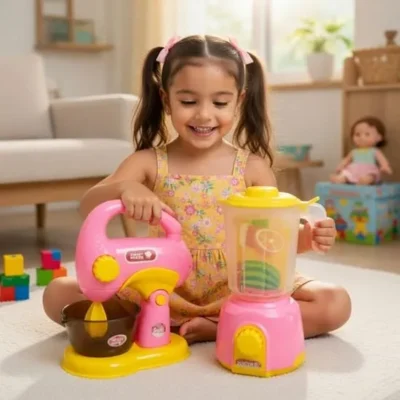 Juicer and Blender Home Appliances Playset