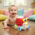 Musical Moving Snail With Music & Lights