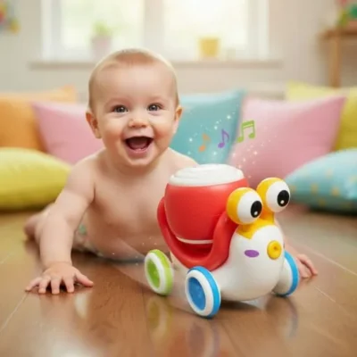 Musical Moving Snail With Music & Lights