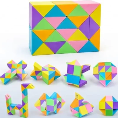 Brain Teaser Twist Puzzle Snake Fidget