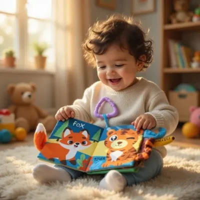 Educational Soft Animal Book For Kids