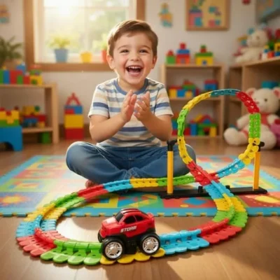 Flexible Car Racing Track Set
