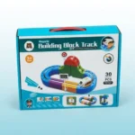 Magnetic Blocks Track Set With Electric Train