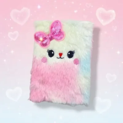 Mini Furry Notebook Diary