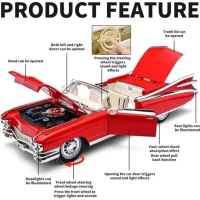 Vintage Cadillac Eldorado Diecast Model Car