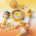 Duck Themed Rattles Set For Babies