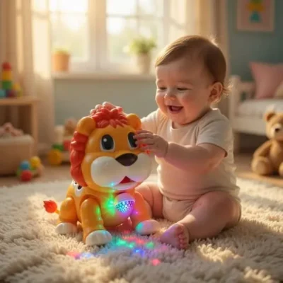 Lion Toy For Kids With Music And Lights