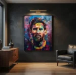 Messi Artwork Wall Frame