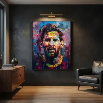 Victory Is A State Of Mind - Messi vs Ronaldo Frame - Gift4u.Pk