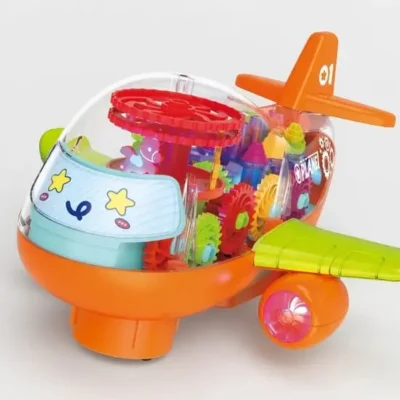 Musical Gear Airplane Toy For Kids