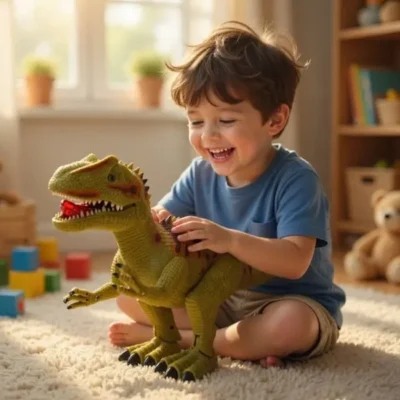 Musical Walking Dinosaur Toy For Kids