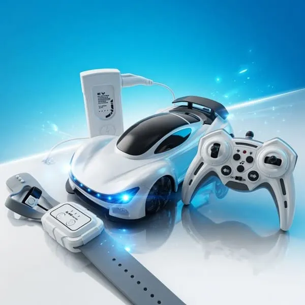 RC Smart EV Car With RGB Lights