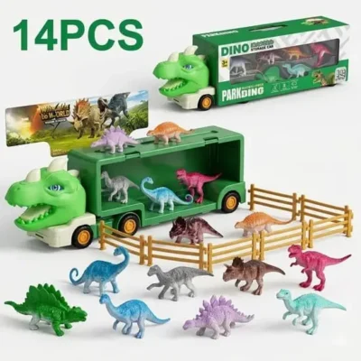 Dinosaur Truck With Mini Dino Figures