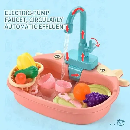 Dishwashing Kitchen Sink Set For Kids