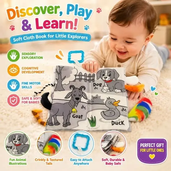 Educational Soft Big Fabric Book For Kids