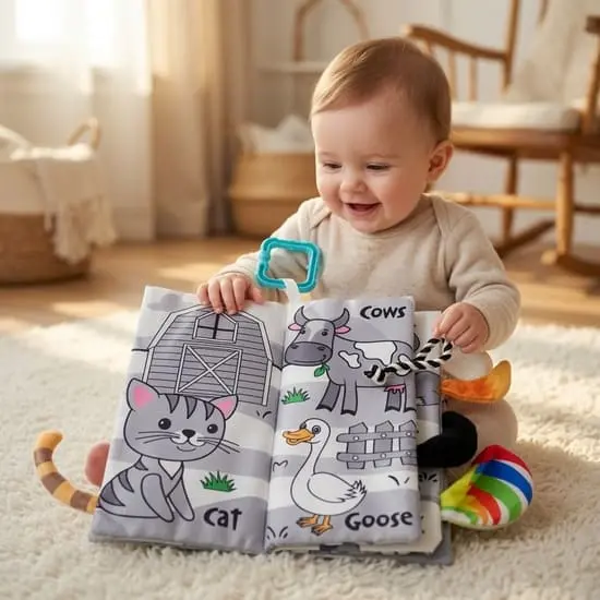 Educational Soft Big Fabric Book For Kids