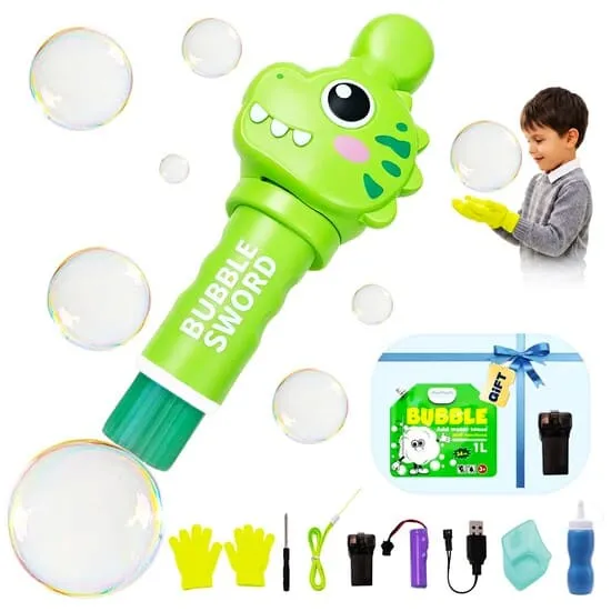 Electric Colorful Smoke Bubble Machine
